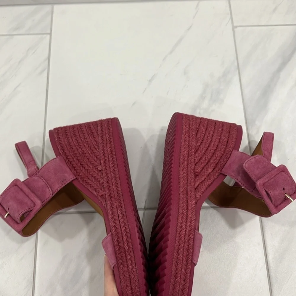 NEW! GEOX Cyclamen Ponza Wedge Sandal - Size 41